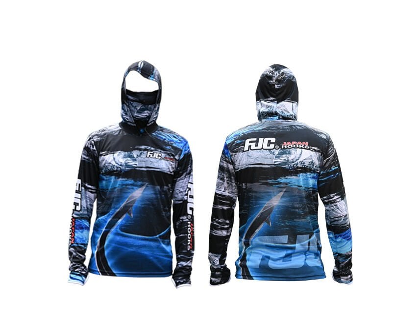 FJC  DİJİTAL BASKILI BAFLI KAPŞONLU UZUN KOL