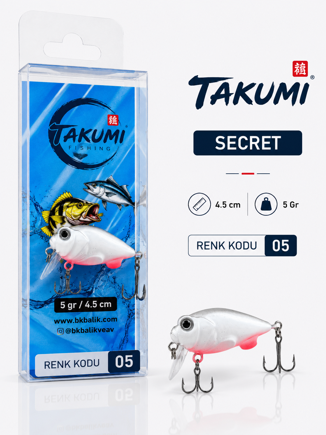 TAKUMİ SECRET 4.5 CM 5 GR COLOR : SARDİNE