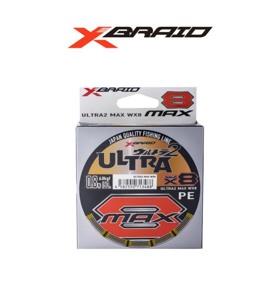 YGK X047 ULTRA 2 MAX PE WX8 150M 6.8KG 0.14 MULTICOLOR