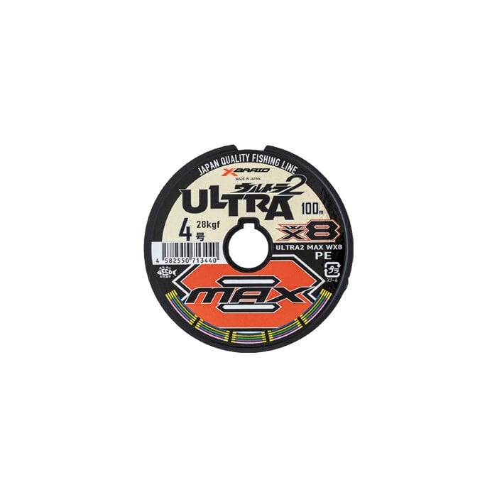 YGK X047 ULTRA 2 MAX PE WX8 150M 10.8KG 0.18 MULTICOLOR