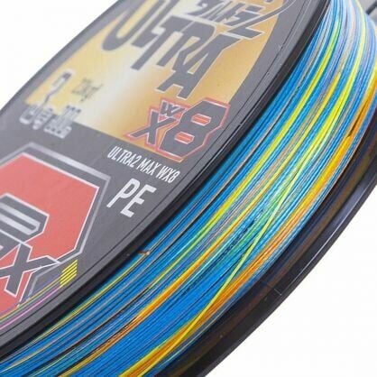 YGK X047 ULTRA 2 MAX PE WX8 150M 13KG 0.20 MULTICOLOR