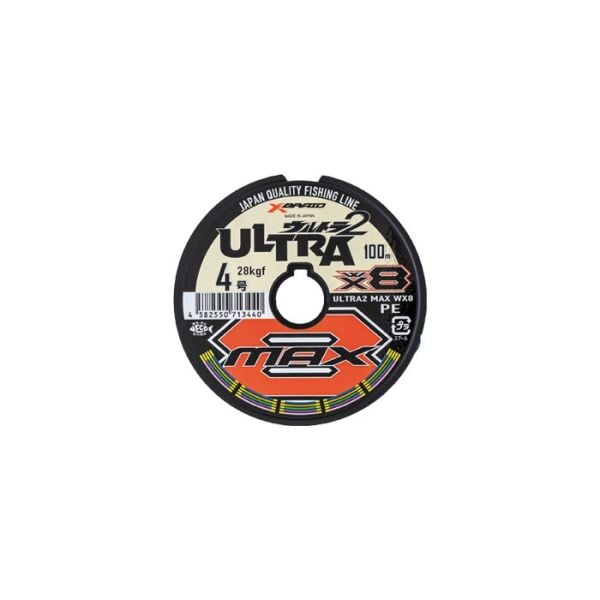 YGK X049 ULTRA 2 MAX PE WX8 300M 6.8KG 0.14 MULTICOLOR