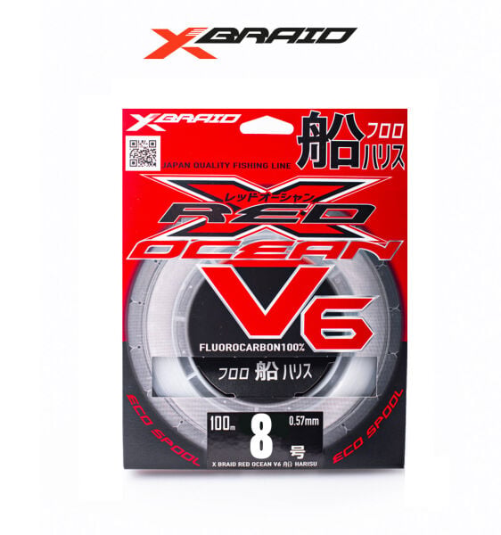 YGK X059 RED OCEAN V6 FC 100M 0.47-13.7KG