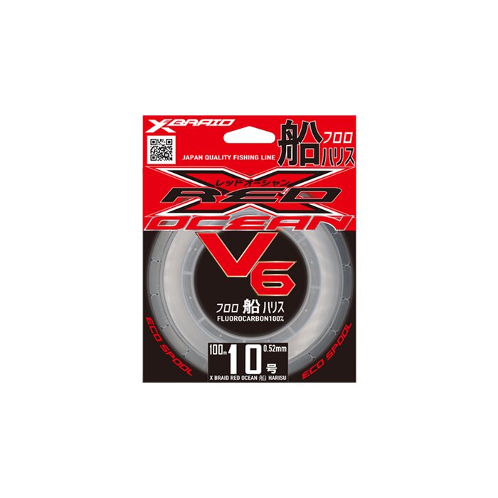 YGK X059 RED OCEAN V6 FC 100M 0.52-16KG
