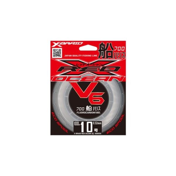 YGK X059 RED OCEAN V6 FC 100M 0.62-22.7KG