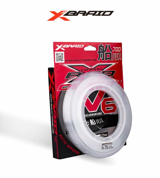 YGK X059 RED OCEAN V6 FC 100M 0.62-22.7KG