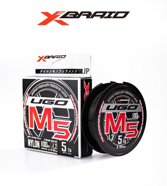 YGK X062 UGO M5 NYLON 100M 2.27KG 0.185