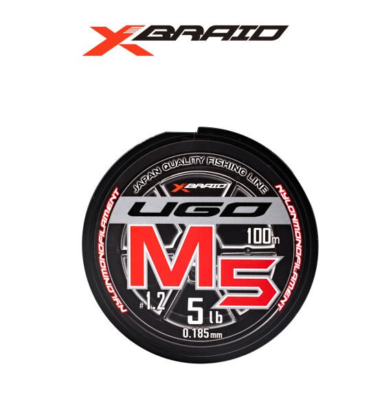 YGK X062 UGO M5 NYLON 100M 2.27KG 0.185