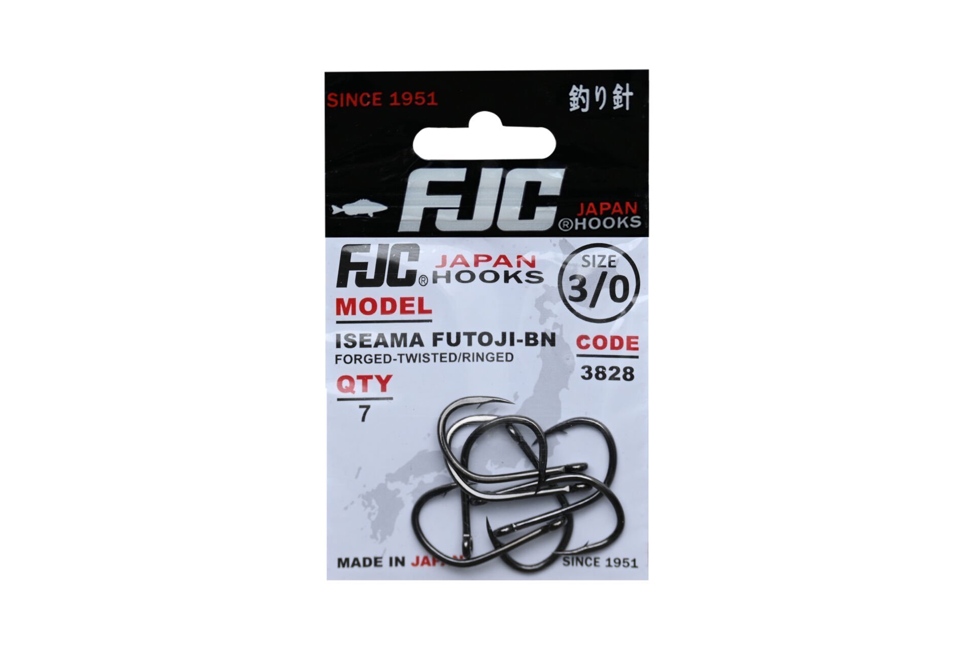 FJC3828 ISEMA FUTOJI RINGED BLACK NIKEL