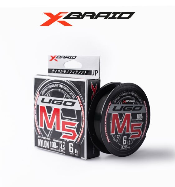 YGK X062 UGO M5 NYLON 100M 2.72KG 0.205