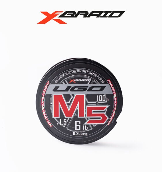 YGK X062 UGO M5 NYLON 100M 2.72KG 0.205