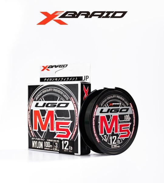 YGK X062 UGO M5 NYLON 100M 5.44KG 0.285