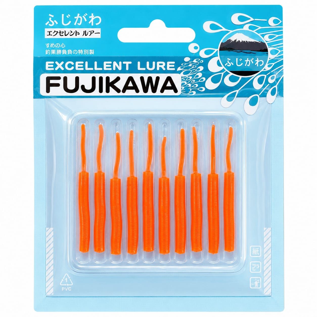 SİLİKON LRF 4.5 CM 10 LU PAKET ORANGE