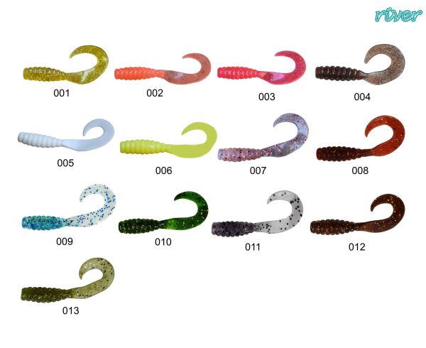 TWISTER TAIL, 6 CM,10P 010