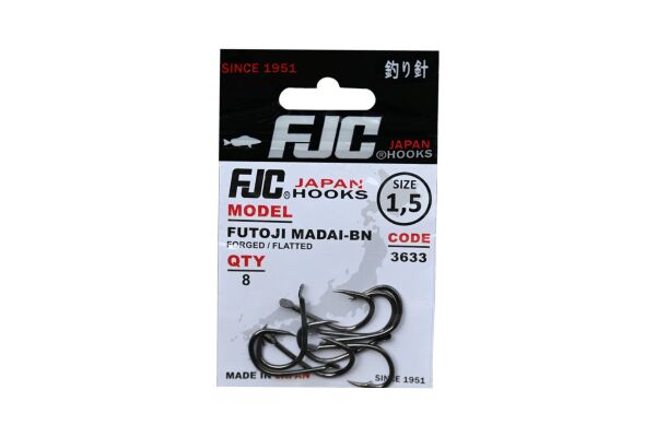 FJC3633 FUTOJI MADAI  BLACK NIKEL