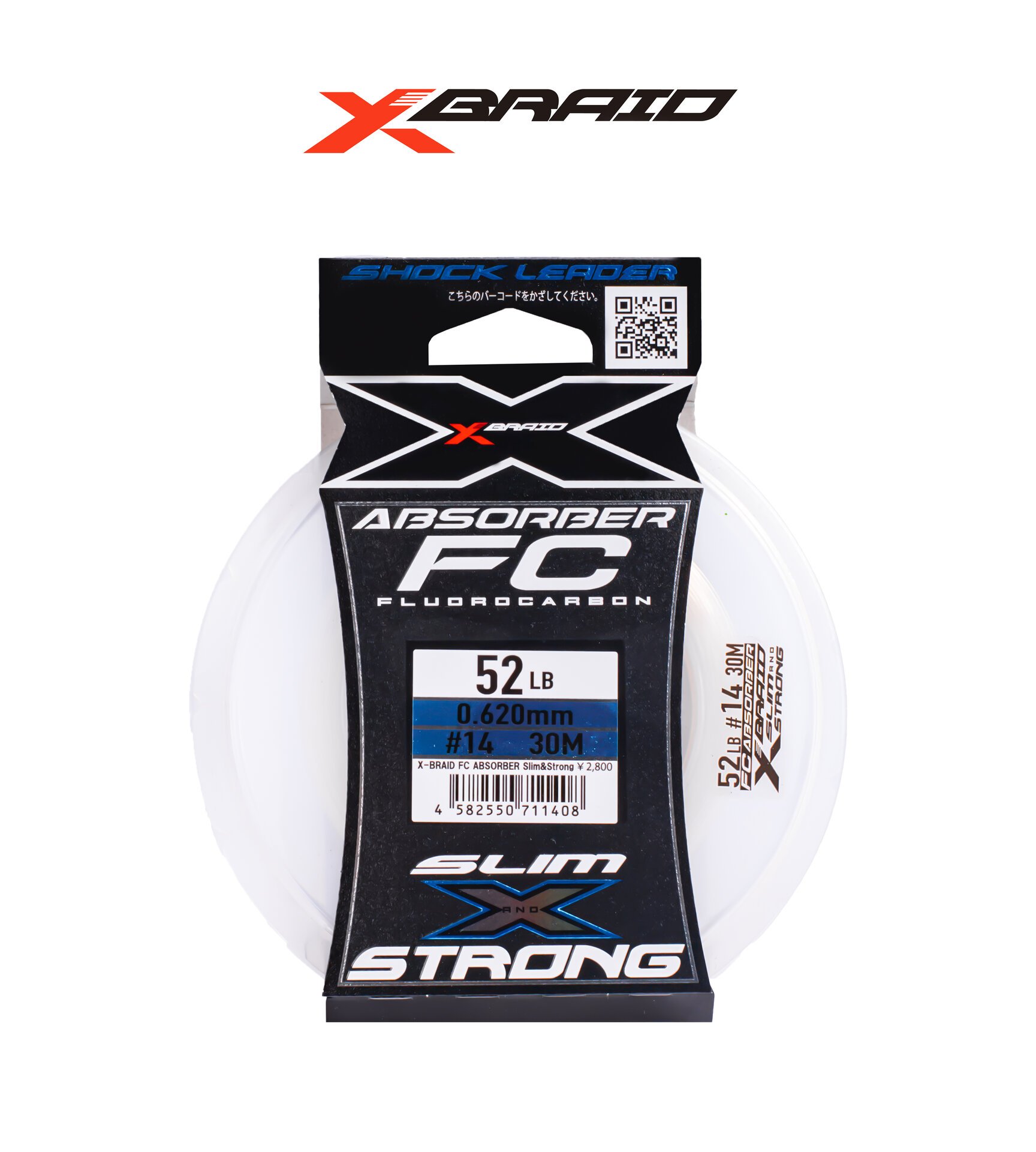 YGK X021 ABSORBER SLIM&STRONG FC 30M 24KG 0.62
