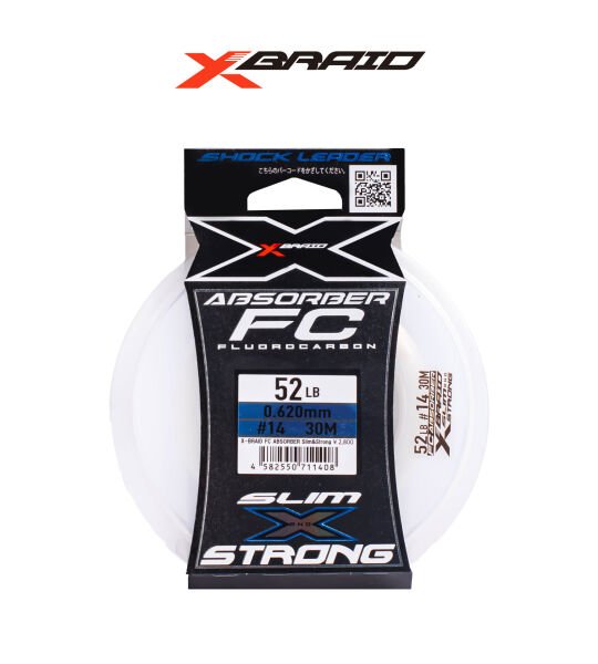 YGK X021 ABSORBER SLIM&STRONG FC 30M 24KG 0.62