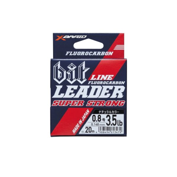 YGK N250 BIT LEADER SUPER STRONG FC 20M 9KG 0.370