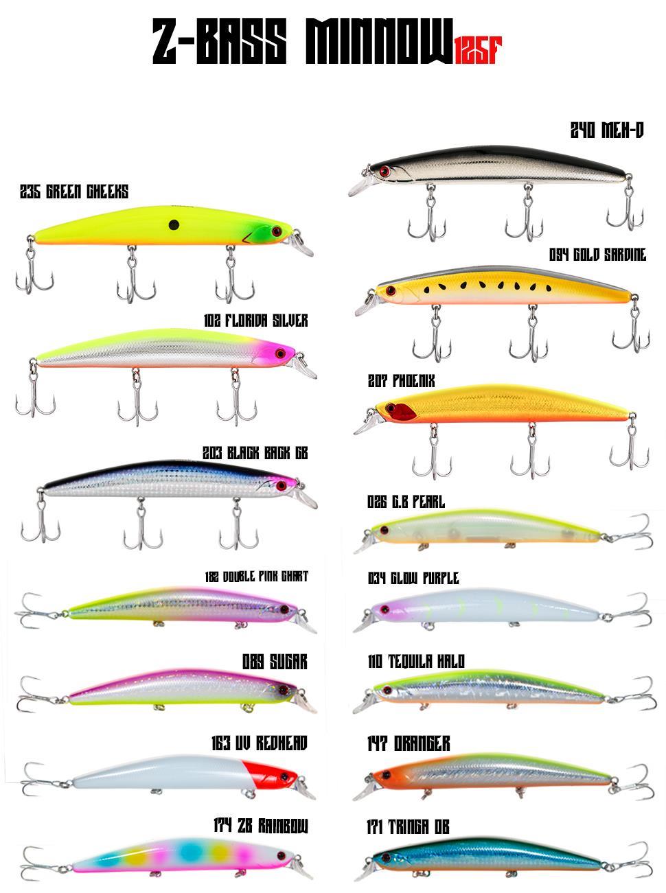 Fujin Z-Bass Minnow 125F 21gr Maket Balık