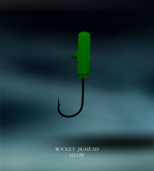 ROCKET JIGHEAD GLOW 4P 5G