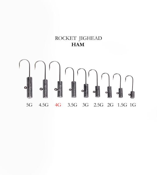 ROCKET JIGHEAD HAM 4P 4G