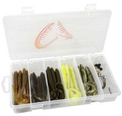 Savage gear Rib Worm Kit 30+17 Adet Suni Yem
