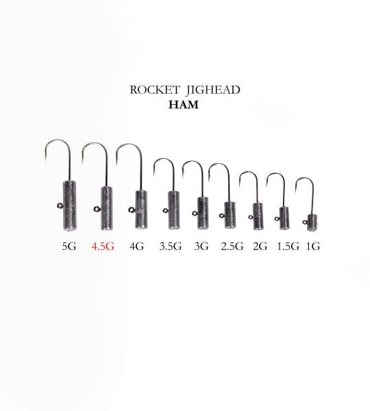 ROCKET JIGHEAD HAM 4P 4.5G