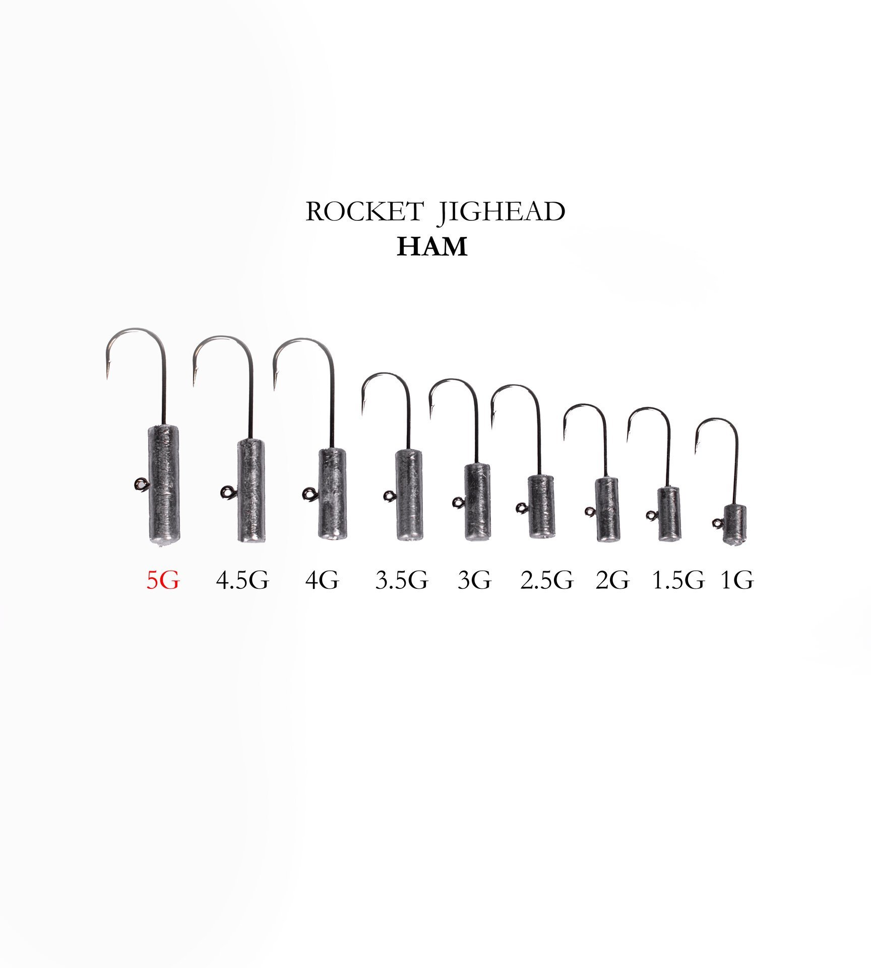 ROCKET JIGHEAD HAM 4P 5G