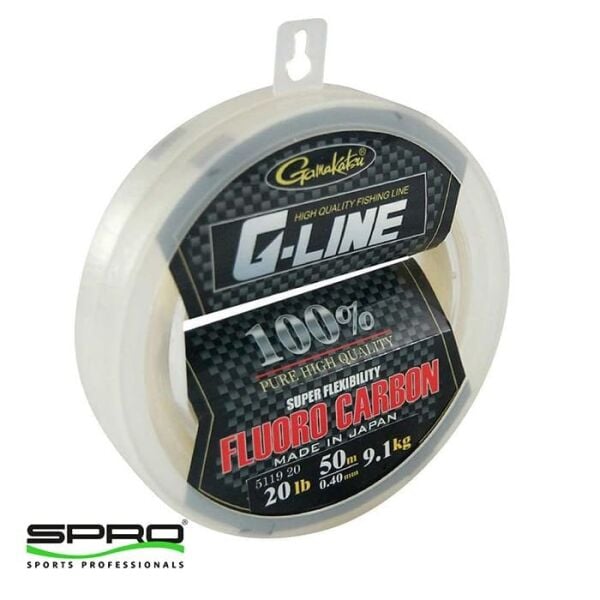GAMA GLINE Fluorocarbon Misina 0.75mm 50m 22Kg