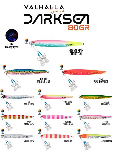 Fujin Valhalla Darksea 80gr Metal Jig Yem