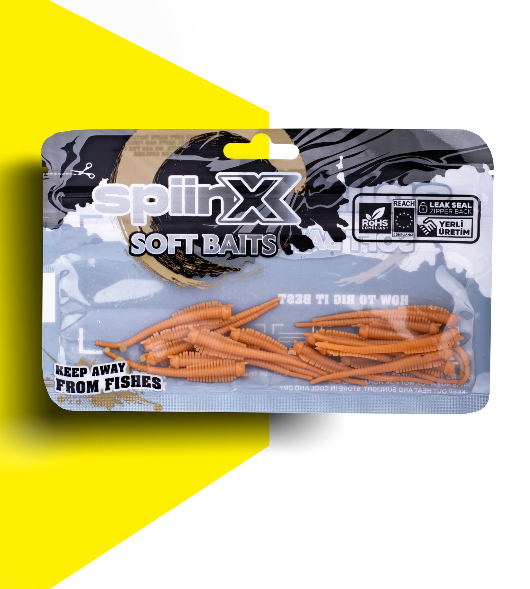 SPIINX SANDWORM SİLİKON 6CM 18P TAN