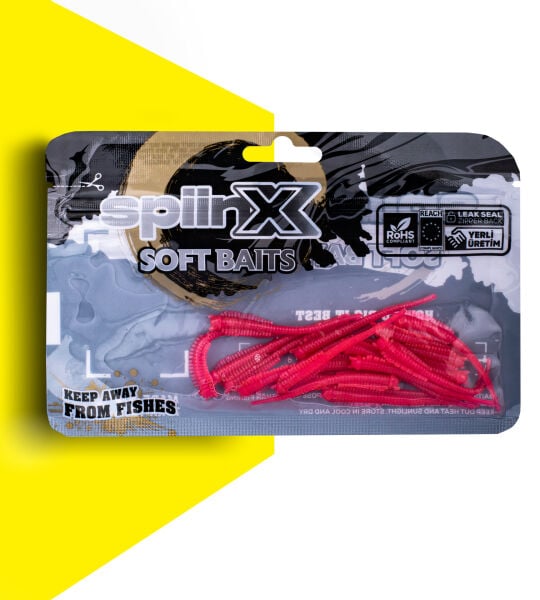SPIINX SANDWORM SİLİKON 6CM 18P UV PINKY