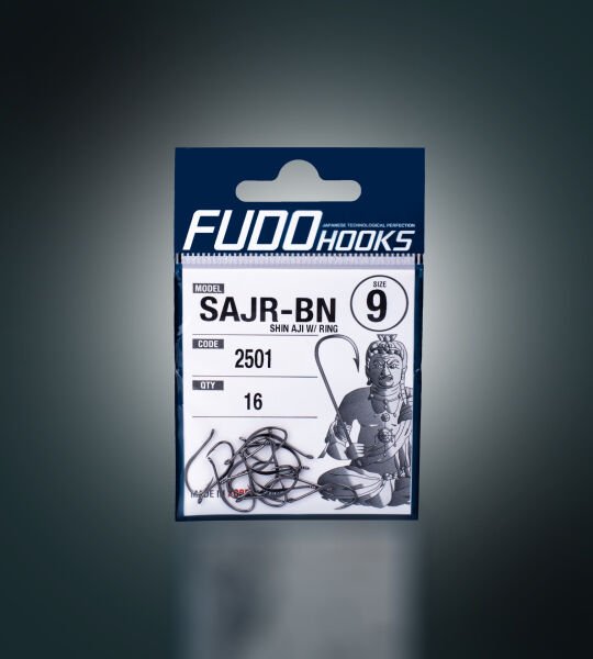 2501 SHIN-AJI W/ RING #9 BLACK NIKEL 15P
