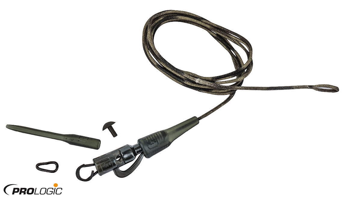 Prologıc Safetly Clip QC Link Metal Core Leader 80cm 45lbs 3 Adet