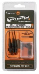 Prologıc Safetly Clip QC Swivel Metal Core Leader 80cm 45lbs 3 Adet