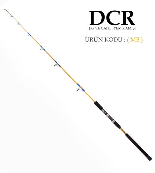 DCR PİRİ REİS JIG VE CANLI YEM KAMIŞI 185 CM 150-350 HARDAL