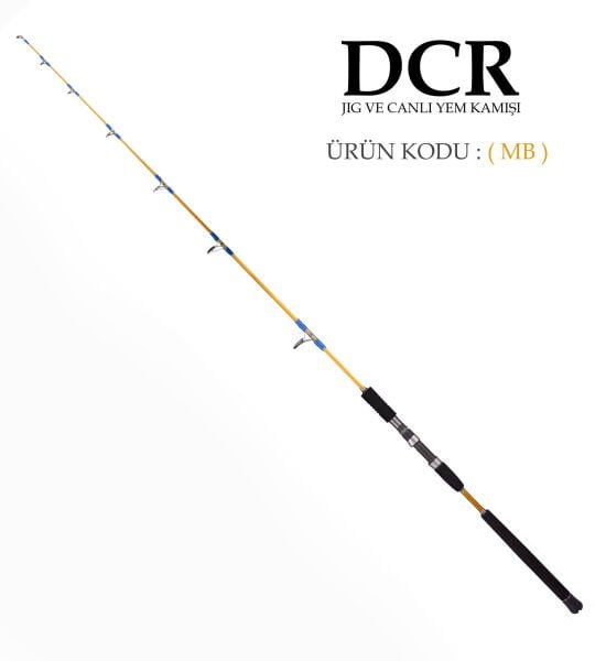 DCR PİRİ REİS JIG VE CANLI YEM KAMIŞI 185 CM 150-350 HARDAL