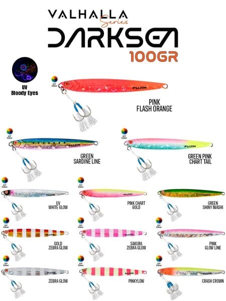 Fujin Valhalla Darksea 100gr Metal Jig Yem