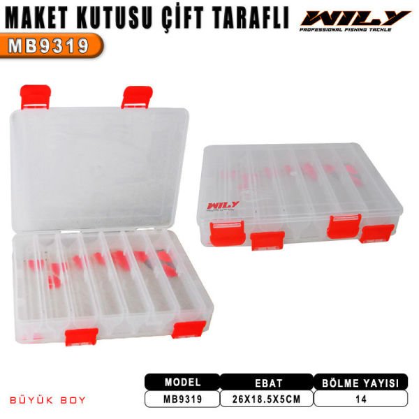 Liman Maket Balık Kutusu Büyük Boy