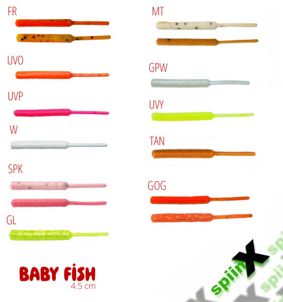 SPIINX BABY FISH SİLİKON 4.5CM 18P UV PINKY