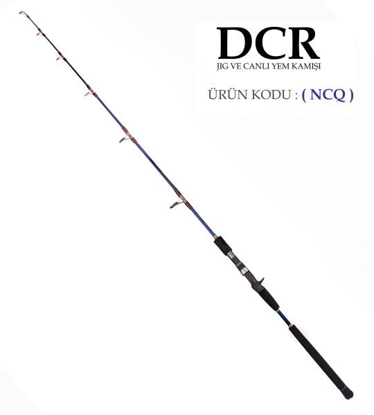 DCR HİLAL TETİKLİ JIG VE CANLI YEM KAMIŞI 185 CM 100-300 LACİVERT