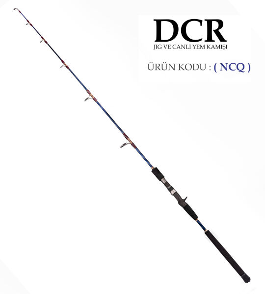 DCR HİLAL TETİKLİ JIG VE CANLI YEM KAMIŞI 185 CM 100-300 LACİVERT