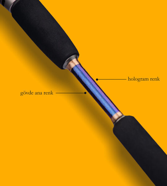 DCR HİLAL TETİKLİ JIG VE CANLI YEM KAMIŞI 185 CM 100-300 LACİVERT