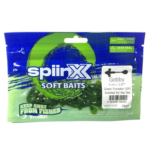 SPIINX GOBBY SİLİKON 5CM 18P PEARL GREEN