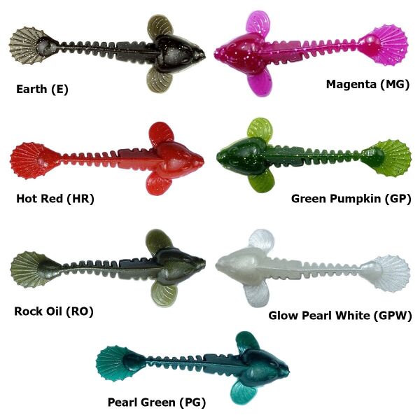 SPIINX GOBBY SİLİKON 5CM 18P ROCK OIL