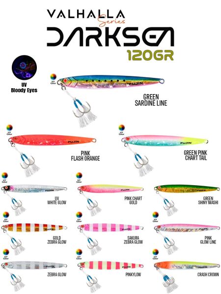 Fujin Valhalla Darksea 120gr Metal Jig Yem