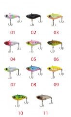 Pela Vib Uv Sinking 55mm Vibration Lure 13gr Maket Balık