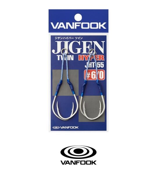 VANFOOK JHT-55 JIGEN HYPER TWIN ASSIST 2P #6/0