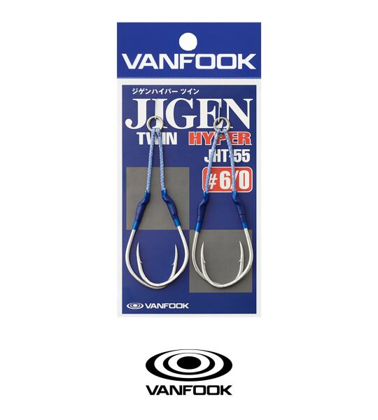 VANFOOK JHT-55 JIGEN HYPER TWIN ASSIST 2P #6/0