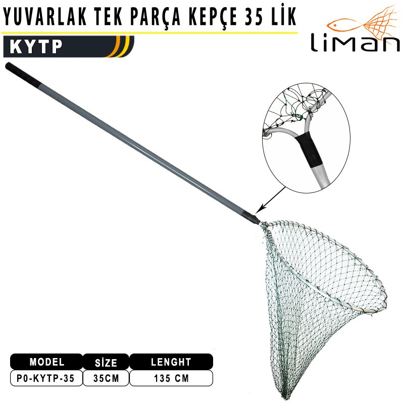 Liman Yuvarlak Tek Parça Misina Kepçe 35 lik - 135 cm